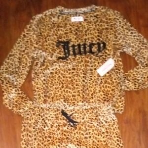 Juicy Couture leopard Print Pajama Set size medium NWT